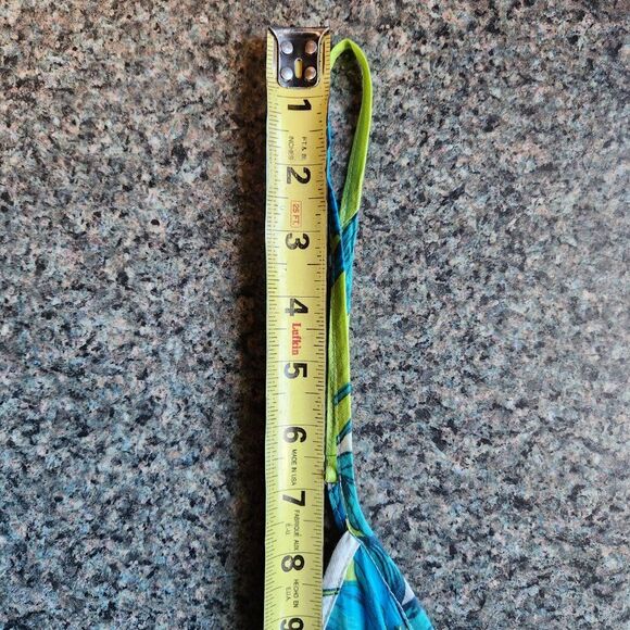 NWT haute hippie Style Cotton Maxi Dress Pockets Spaghetti Strap Blue Green M - Picture 6 of 8